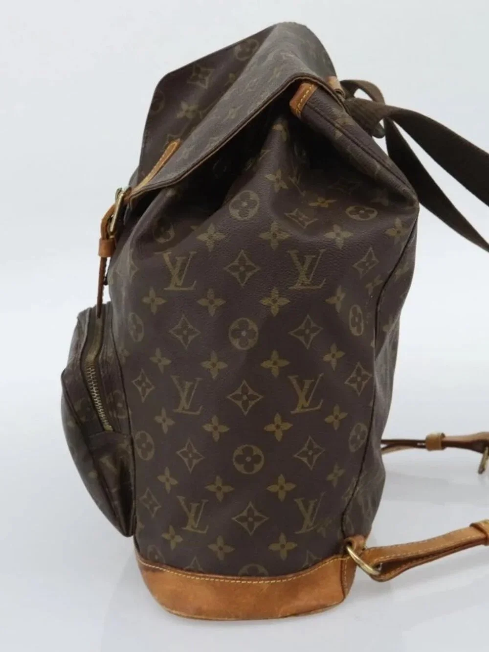 LOUIS VUITTON Monogram Montsouris GM Backpack M51135 LV Auth ka4969